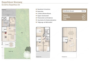 Neubau Vollholz Doppelhaushälfte - im Herbst beziehbar Bild 2