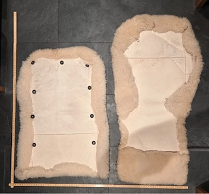 Schaf-Fell für Kinderwagen