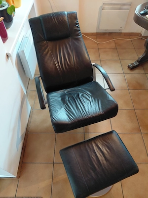 Lederliegestuhl Bild 2