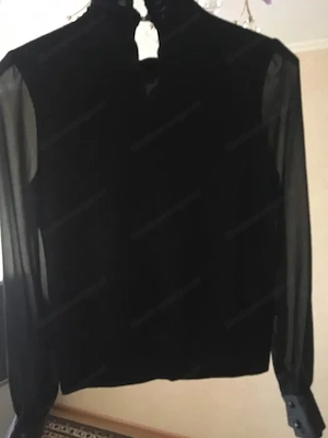 Svart blus fr n Zara (M) Bild 2