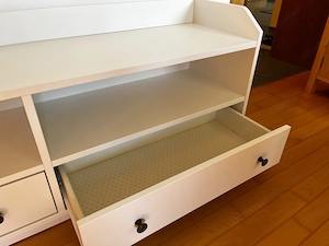Ikea TV-Bank Hauga in weiß Bild 3
