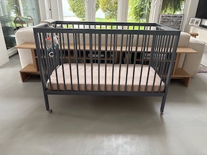 Kinder-Gitterbett inkl. Matratze   60   140 cm Bild 2