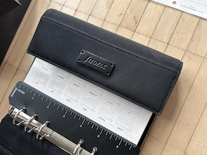 Filofax Sterling mit Locher und Einlageblättern Bild 2