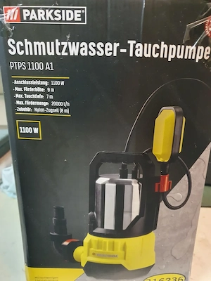 Schmutzwasser-Tauchpumpe  PETPS 1100 A1  Bild 3