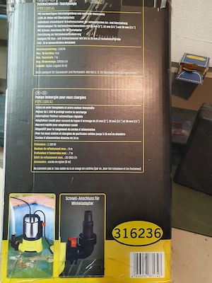 Schmutzwasser-Tauchpumpe  PETPS 1100 A1  Bild 2