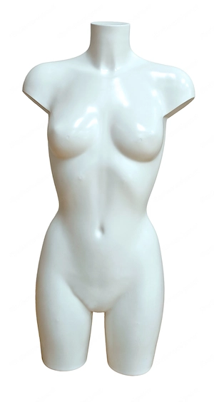 Torso Frau weiß lebensgroß Damenbüste