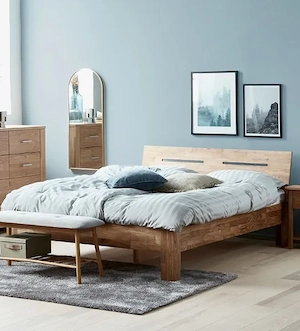 Bett + Lattenrost 140x200 Bild 2