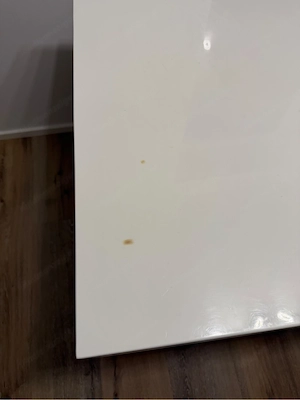 Weißer Esstisch ausziehbar   Hochglanz Bild 4