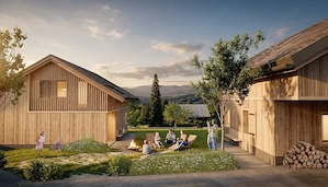Neubau Vollholz -Ferienhaus auf der Bazora Bild 2