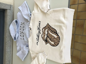 2 mod. Pullis f. Mädchen Gr.146 152  London , 1 Zara Sweater Gr. 140,  Rolling Stones 