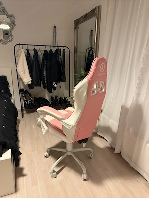 Gamingstuhl JOYFLY Pink Gaming Chair Bild 2