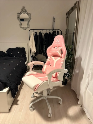 Gamingstuhl JOYFLY Pink Gaming Chair Bild 3