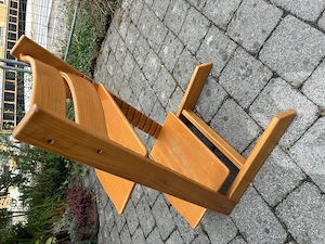 Stabiler Kinderhochstuhl Holz höhenverstellbar Bild 2