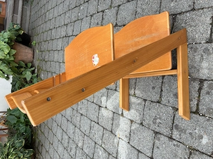 Stabiler Kinderhochstuhl Holz höhenverstellbar Bild 3