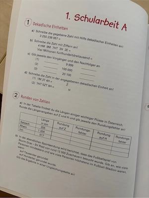 Mathematik Schularbeits-Trainer 1. Klasse AHS NMS Bild 4