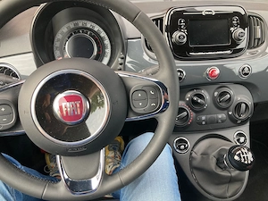 Wunderschöner, neuwertiger und top gepflegter FIAT 500 Hybrid (CULT) FireFly in Carrara Grau Bild 6