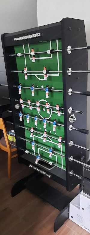 Verkaufe Tischfußballtisch klappbar Bild 2