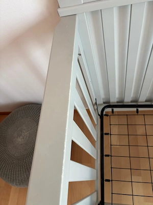Mitwachsendes Babybett Gitterbett Bild 5