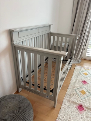 Mitwachsendes Babybett Gitterbett Bild 8