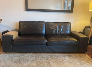 Sofa Kunstleder zu Verschenken  Bild 2