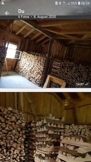 Fichtenbrennholz 50cm zu Verkaufen  Bild 2