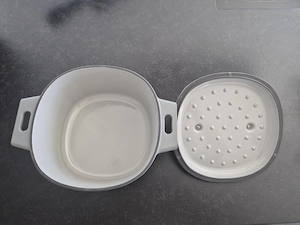 Emaillierter gusseiserner Topf von Pampered Chef (NEU) Bild 2