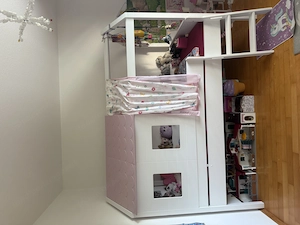 Mädchenbett Paidi Tiny House wie neu  Bild 4