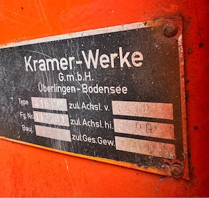Radlader "Kramer" Bild 3
