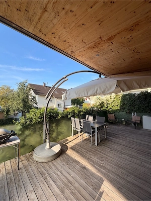 Sun Garden Easy Sun Parasol Ampelschirm mit Schutzhülle Bild 2