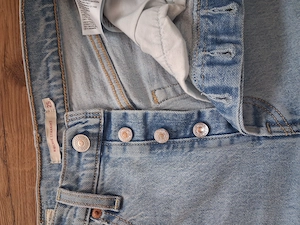 Levi's Ribcace Straight Jeans Größe 25 -> W25L27  Bild 2