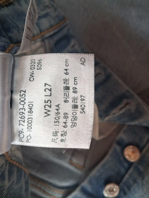 Levi's Ribcace Straight Jeans Größe 25 -> W25L27  Bild 4