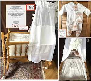 Wiege Holz massiv & Babyset ab 49  Bild 3