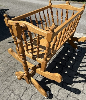 Wiege Holz massiv & Babyset ab 49  Bild 5