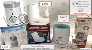Gitterbettgarnitur Babywippe Flaschenwärmer Bild 2