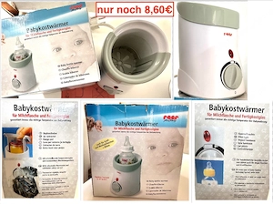 Gitterbettgarnitur Babywippe Flaschenwärmer Bild 6