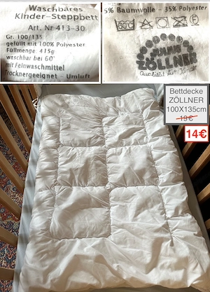 Gitterbettgarnitur Babywippe Flaschenwärmer Bild 10