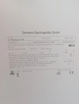 Siemens Einbau-Kühlschrank mit Gefrierfach   134l Bild 3