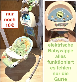 Babyhängematte elektrische Wippe Stokke Bild 6