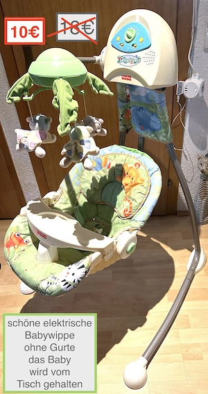 Babyhängematte elektrische Wippe Stokke Bild 5