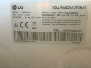 LG Waschmaschine 8 kg fast neu Bild 2