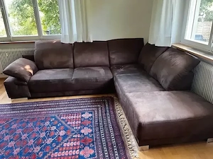 Ecksofa Alcantara Bild 5