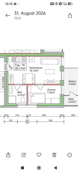 Kleine Wohnung Nähe Liechtenstein (Feldkirch-Tisis) Bild 6