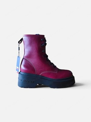 Tommy Hilfiger Damen Stiefel Bordeaux   Gr. 37   Neu mit Originalbox Bild 3