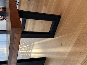 Holztisch inkl passender Bank Bild 5