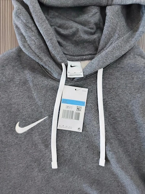 Nike Herren Hoodie Grau Weiß Gr. M Neu mit Etikett Bild 3