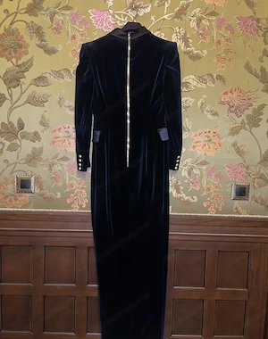 Original Balmain Abendkleid, Schwarz, Gr. S M (36 38)   Wie neu Bild 4