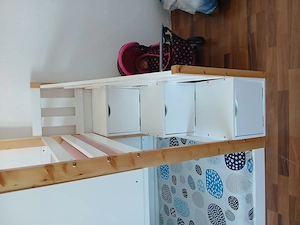 Kinder Hausbett mit Stauraum-Treppe Bild 2