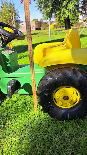 Trettraktor mit Hänger für Kinder Bild 4