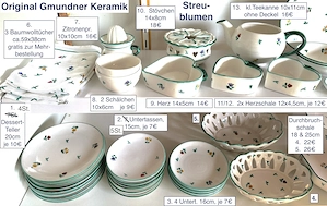 Gmundner Keramik Streublumen ab 5  Bild 3