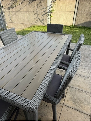 Gartenset (Tisch + 6 Stühle) Bild 3